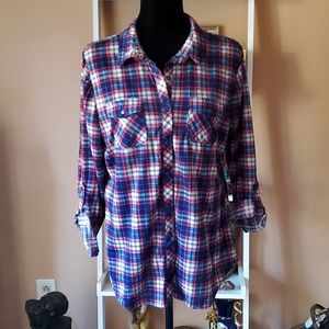 🌻 Plaid Button Down